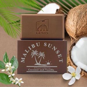 GENTS Men Body Soaps 5 oz All Natural-Malibu Sunset